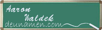 Aaron Waldek Visitenkarte